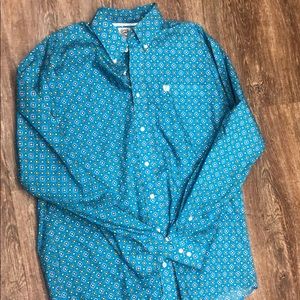 Cinch button down